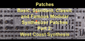 modular synthesizer patches