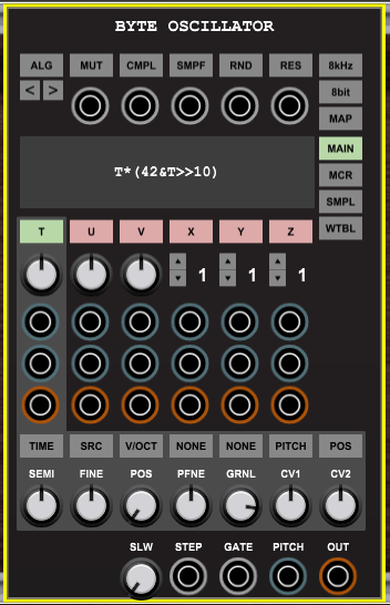 Voltage Modular Byte Oscillator Part 1