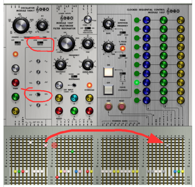 ARP 2500 vintage synth and Voltage Modular Modules and Patches