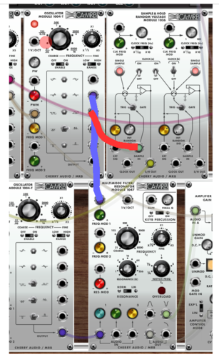 ARP 2500 vintage synth Krell patch Voltage Modular