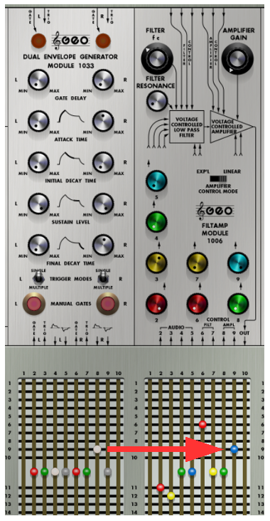 ARP 2500 vintage synth patch