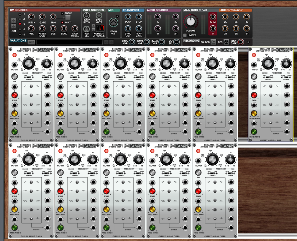 ARP 2500 vintage synth patch