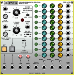 ARP 2500 Voltage Modular synth sequencer module 1027