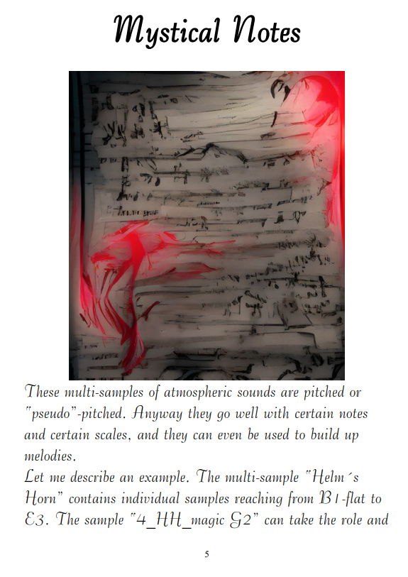 mystical notes volume 1