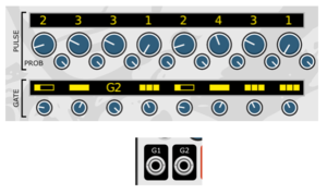 VCV rack bordL generative music sequencer