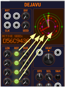 generative music vcv rack dejavu sequencer