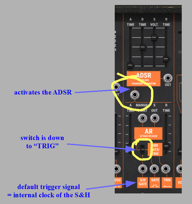 ARP 2600 trigger envelope
