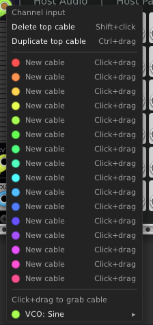 cable colours