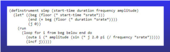 CLM computer language for sound