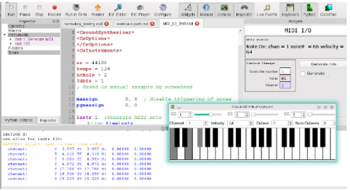 CSound computer language for sound coding