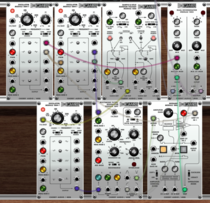 ARP 2500 modules Music of the Krell Voltage Modular